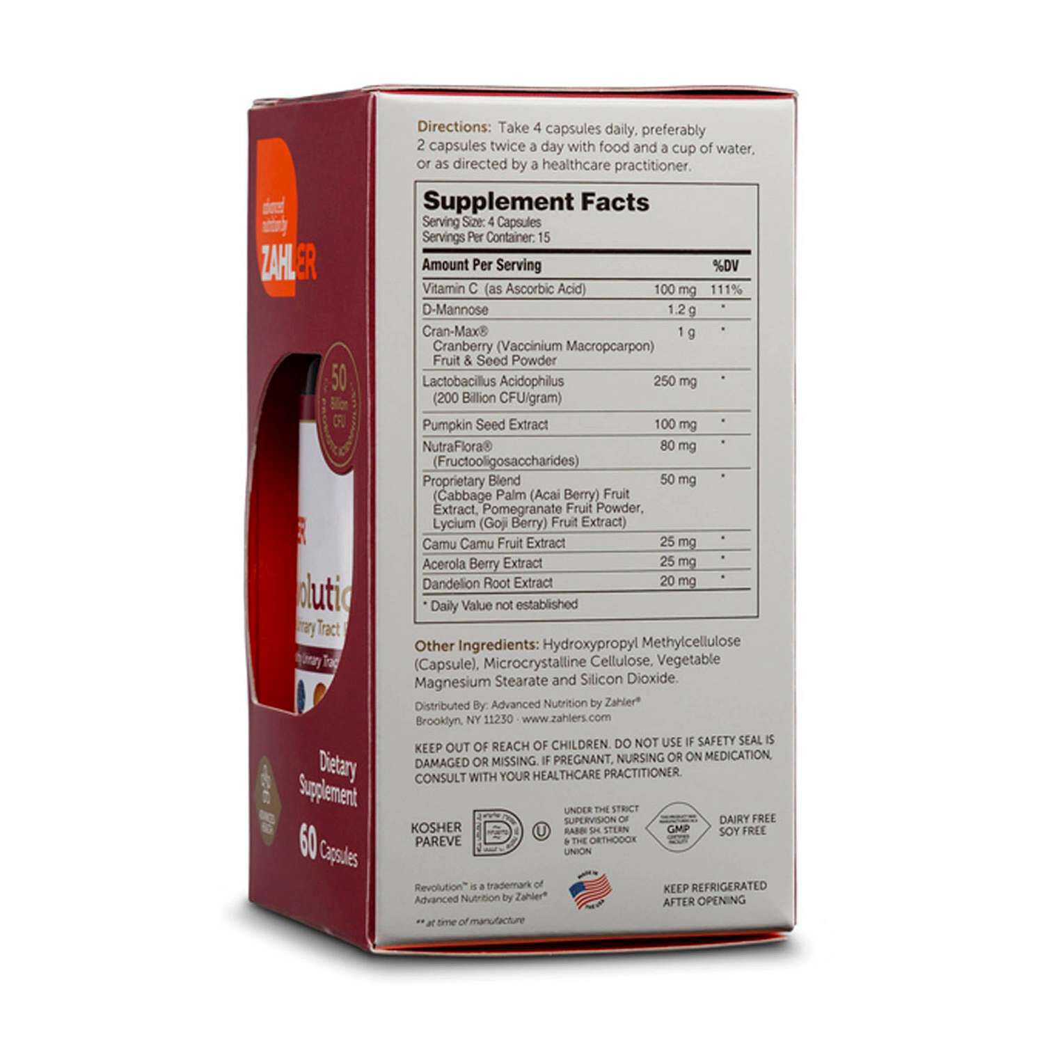 Revolution&trade; Complete Urinary Tract Formula - 60 Capsules (15 Servings)